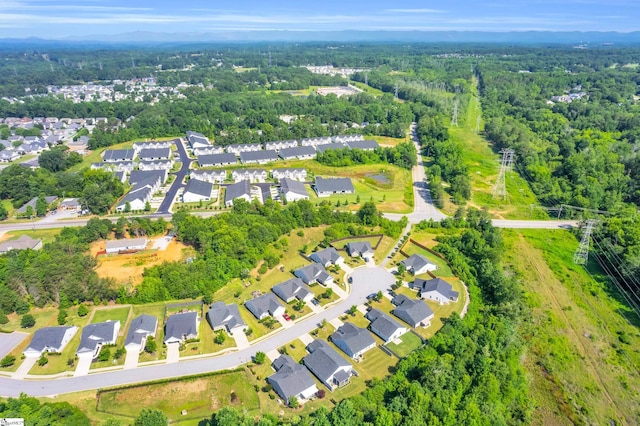 639 Lynndale Ct, Greenville, SC 29617 - aerial view of residential area featuring a forest