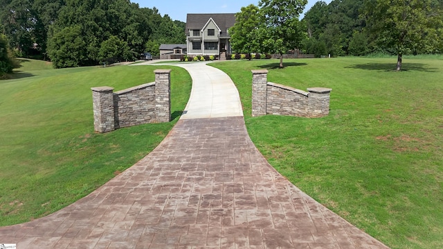 515 Herman Brooks Rd, Belton, SC 29627 - view of property's community featuring driveway and a lawn