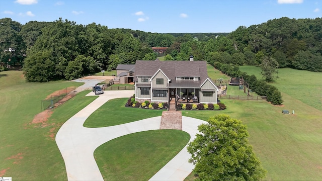 515 Herman Brooks Rd, Belton, SC 29627 - view from above of property featuring a heavily wooded area