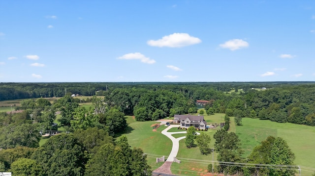 515 Herman Brooks Rd, Belton, SC 29627 - drone / aerial view of a heavily wooded area