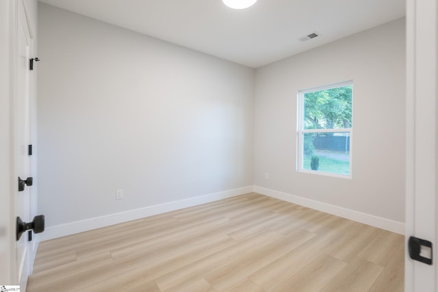 166 Dunbar St, Wellford, SC 29385 - empty room with light wood-type flooring and baseboards
