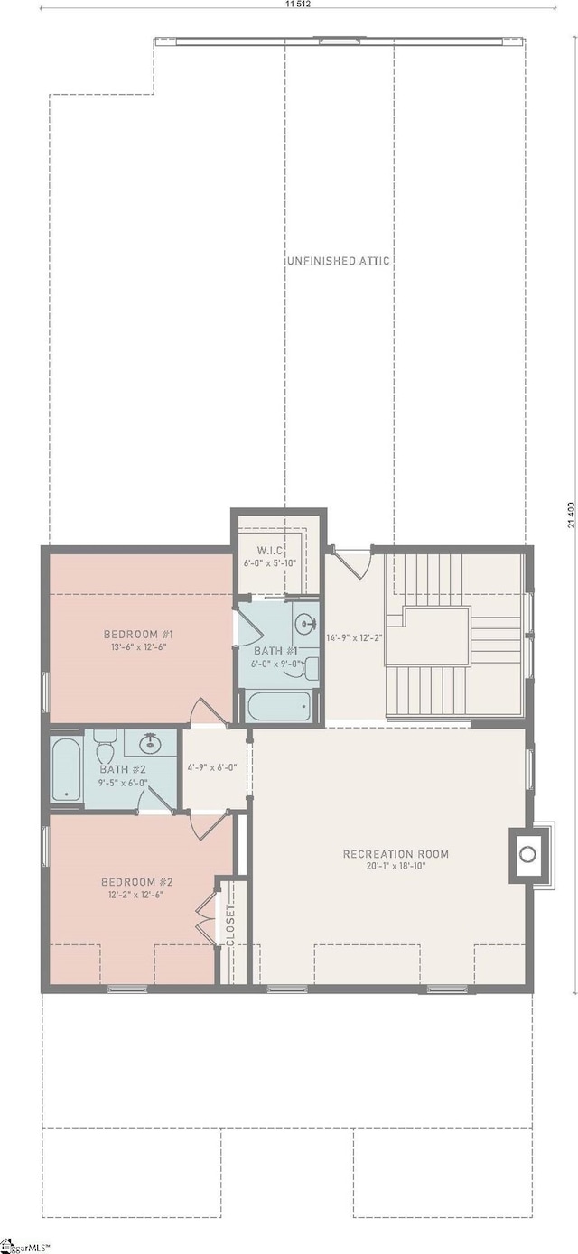 404 Odell St, Greenville, SC 29615 - view of room layout