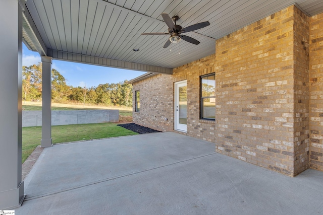 140 Mimosa Rd Lot 27, Inman, SC 29349 - view of patio / terrace with ceiling fan