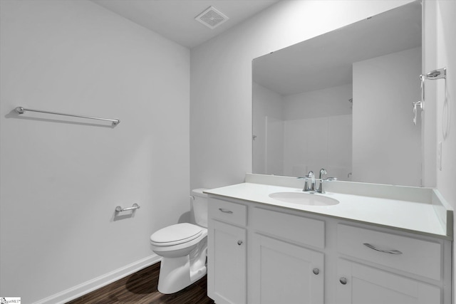 313 E Compass Way, Easley, SC 29640 - full bath featuring vanity, wood finished floors, and a shower