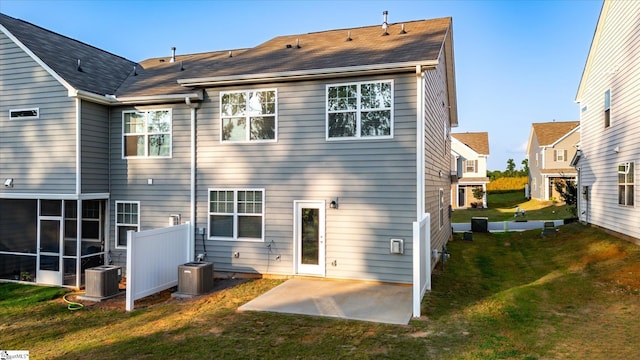 313 E Compass Way, Easley, SC 29640 - rear view of property featuring a patio area and a lawn