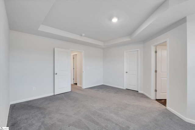 292 E Compass Way, Easley, SC 29640 - unfurnished bedroom with a tray ceiling and carpet