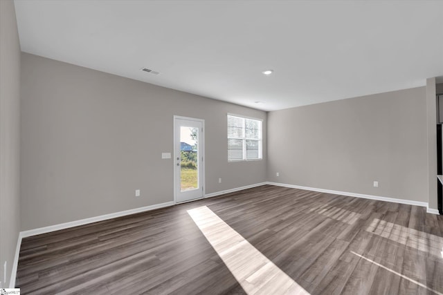 291 E Compass Way, Easley, SC 29640 - unfurnished room featuring dark wood finished floors and recessed lighting
