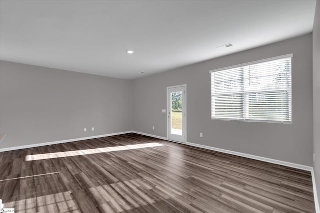 291 E Compass Way, Easley, SC 29640 - unfurnished room featuring dark wood-style flooring and recessed lighting
