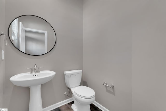 291 E Compass Way, Easley, SC 29640 - half bath featuring toilet and wood finished floors
