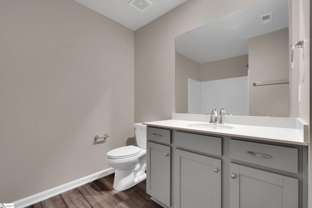 291 E Compass Way, Easley, SC 29640 - bathroom featuring wood finished floors and vanity