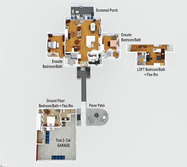 224 Seabright Cir, Cross Hill, SC 29332 - view of property floor plan