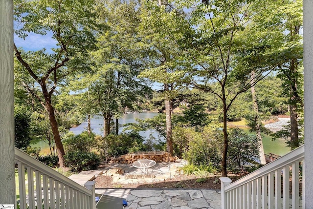 24 Lighthouse Way Dr, Salem, SC 29676 - view of yard featuring a water view and a patio area