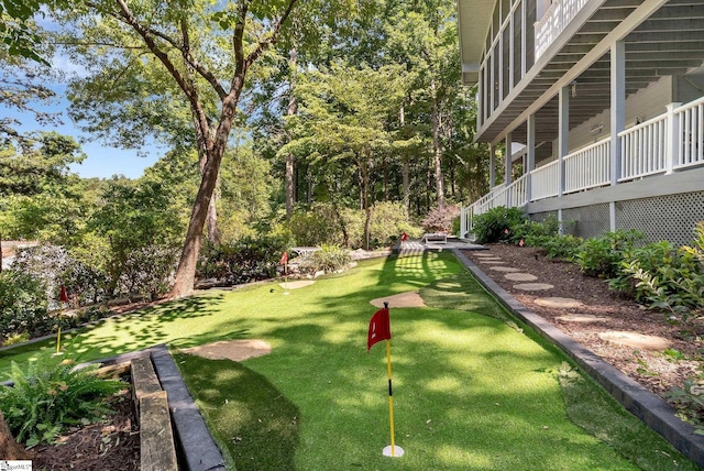 24 Lighthouse Way Dr, Salem, SC 29676 - view of community featuring a putting area