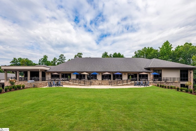24 Lighthouse Way Dr, Salem, SC 29676 - back of property featuring a lawn