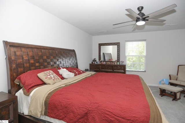 228 Anna Gray Cir, Easley, SC 29640 - carpeted bedroom featuring ceiling fan