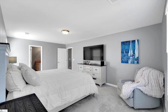 209 Long Grove Ln, Greer, SC 29650 - bedroom featuring light colored carpet and ensuite bathroom