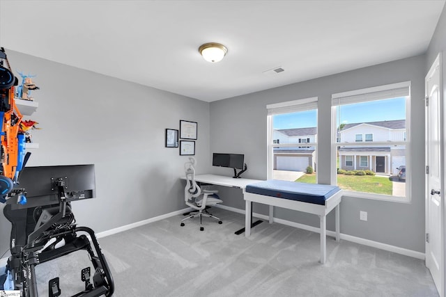 209 Long Grove Ln, Greer, SC 29650 - office area featuring carpet floors and baseboards