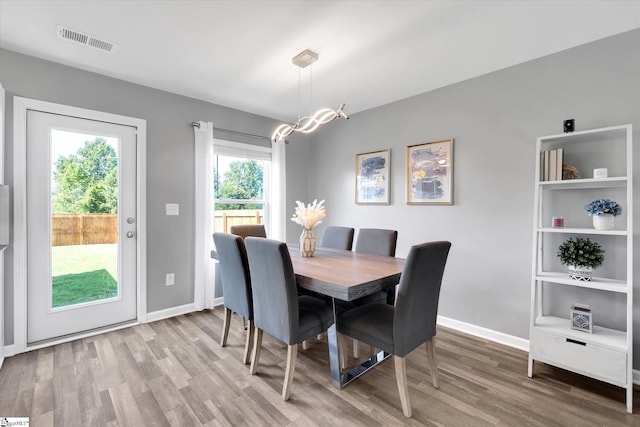 209 Long Grove Ln, Greer, SC 29650 - dining area with wood finished floors and baseboards