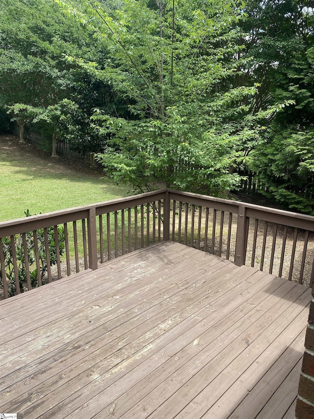 523 Meadowsweet Ln, Greenville, SC 29615 - view of wooden terrace