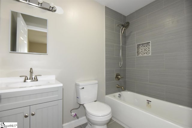 109 Mountain View Ave, Greer, SC 29650 - full bathroom featuring vanity and shower / bath combination