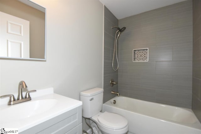 109 Mountain View Ave, Greer, SC 29650 - bathroom with  shower combination and vanity