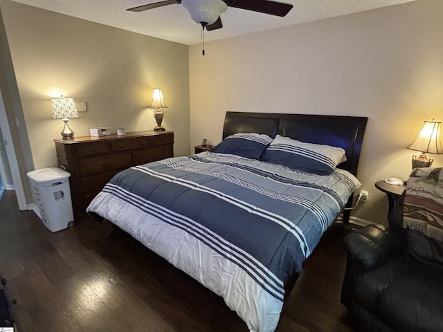 404 Frostbery Ct, Fountain Inn, SC 29644 - bedroom with wood finished floors and a ceiling fan