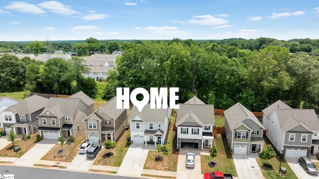 131 Highland Park Ct, Easley, SC 29642 - aerial perspective of suburban area