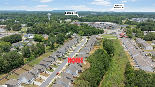 131 Highland Park Ct, Easley, SC 29642 - aerial perspective of suburban area