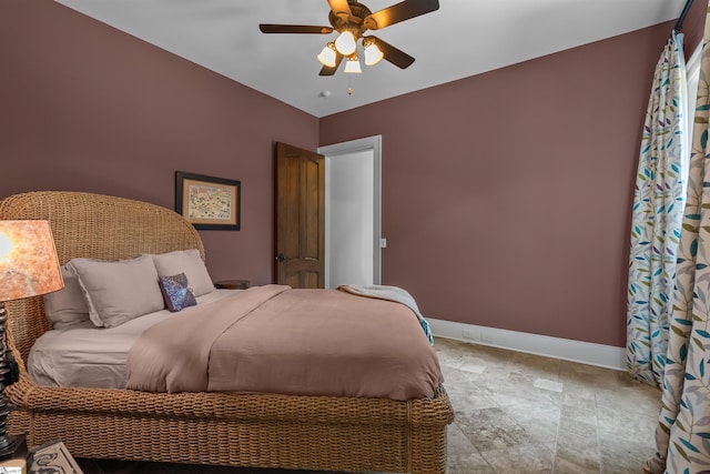 337 Knox Campground Rd, Seneca, SC 29672 - bedroom with baseboards and ceiling fan