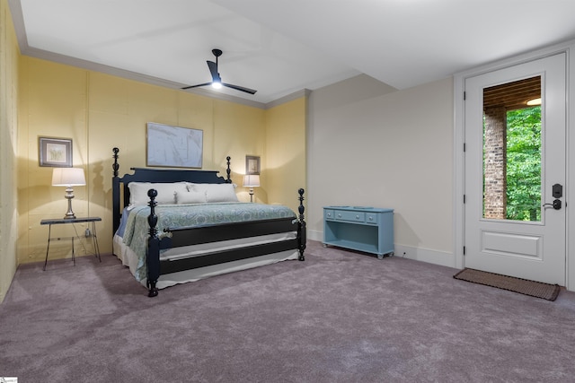 337 Knox Campground Rd, Seneca, SC 29672 - carpeted bedroom featuring a ceiling fan and baseboards