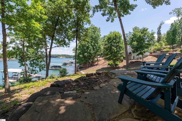 337 Knox Campground Rd, Seneca, SC 29672 - view of patio / terrace featuring a water view