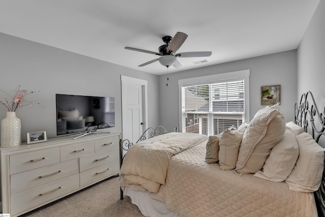 209 Pinckney St, Greenville, SC 29601 - bedroom featuring light colored carpet and a ceiling fan