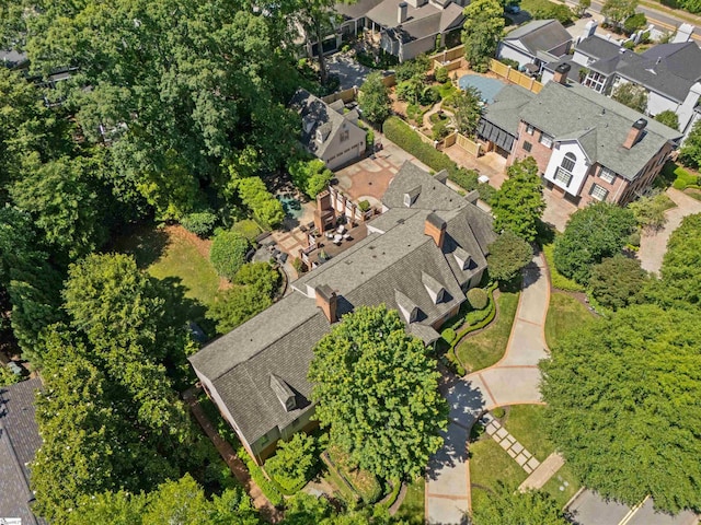 540 Crescent Ave, Greenville, SC 29601 - aerial view of property's location with nearby suburban area
