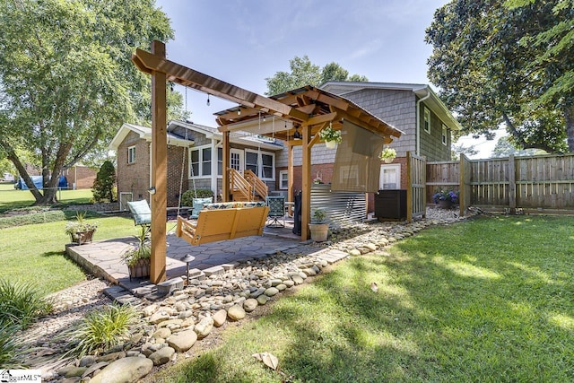 103 Birchwood St, Easley, SC 29642 - back of house featuring a patio and brick siding