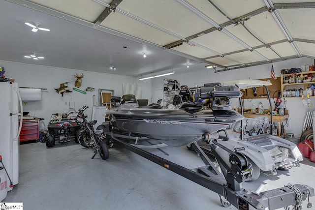 103 Birchwood St, Easley, SC 29642 - garage with freestanding refrigerator