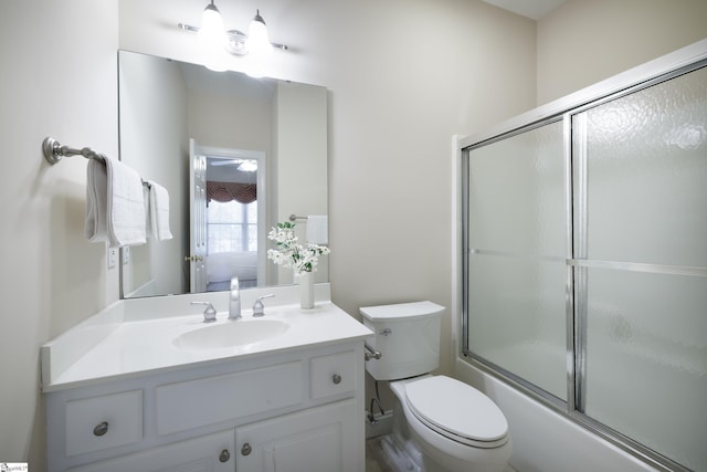 805 Carriage Hill Rd, Simpsonville, SC 29681 - bathroom featuring vanity and shower / bath combination with glass door