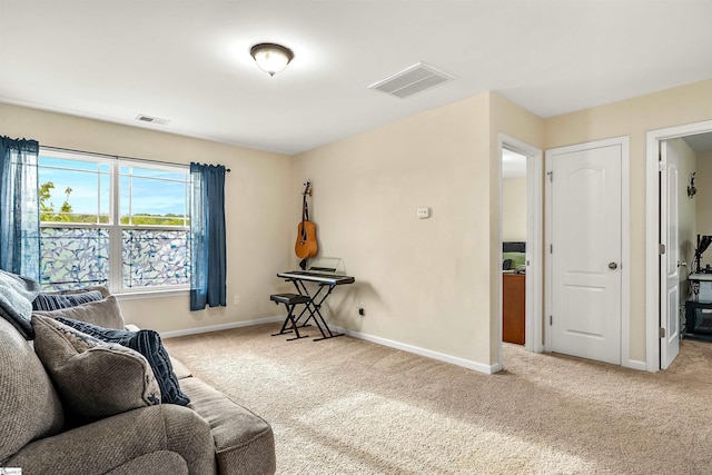 144 Caledonia Dr, Easley, SC 29642 - sitting room featuring carpet and baseboards