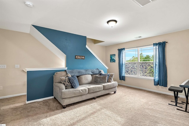 144 Caledonia Dr, Easley, SC 29642 - carpeted living room with baseboards