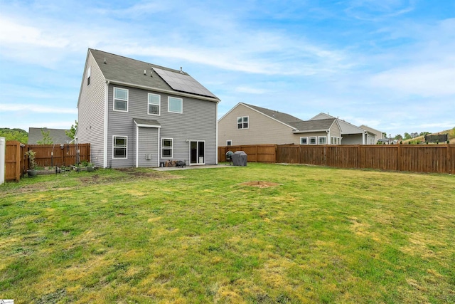 144 Caledonia Dr, Easley, SC 29642 - rear view of property featuring a fenced backyard and a patio