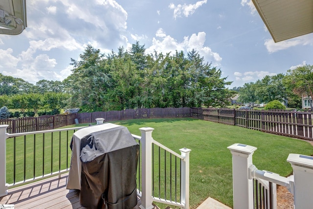 3 Promontory Ct, Greenville, SC 29615 - fenced backyard with a deck