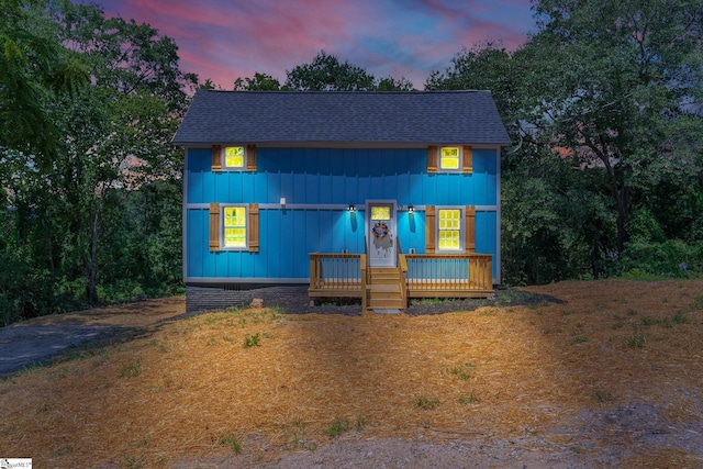 17 Allen St, Enoree, SC 29335 - view of front of home featuring board and batten siding and a shingled roof