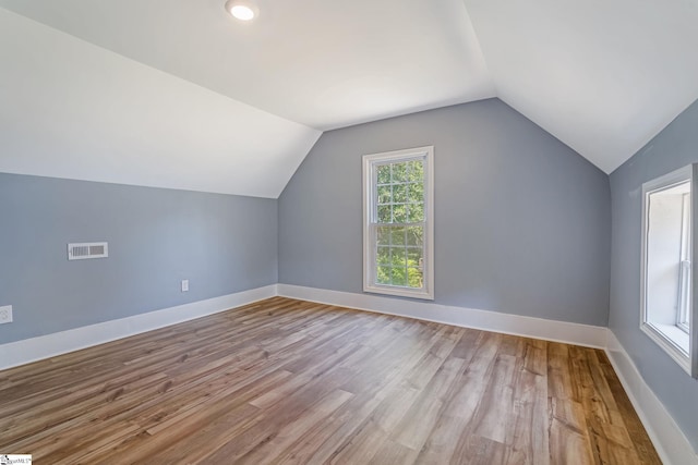 17 Allen St, Enoree, SC 29335 - additional living space with lofted ceiling and wood finished floors