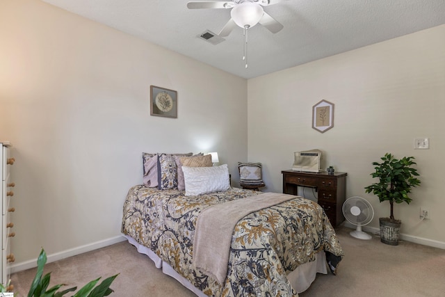 243 Rivers Edge Dr, Easley, SC 29642 - bedroom featuring carpet floors and a ceiling fan