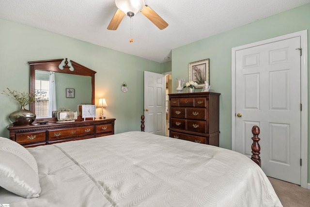 243 Rivers Edge Dr, Easley, SC 29642 - bedroom featuring carpet and a ceiling fan