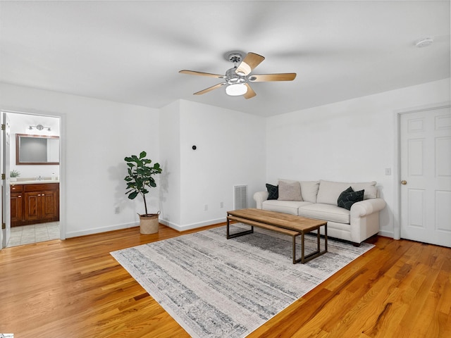 170 Shirleys Farm Rd, Seneca, SC 29678 - living room with light wood-style floors and ceiling fan