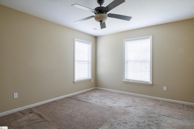 18 Herndon Ct, Simpsonville, SC 29681 - carpeted empty room featuring a ceiling fan and a textured ceiling