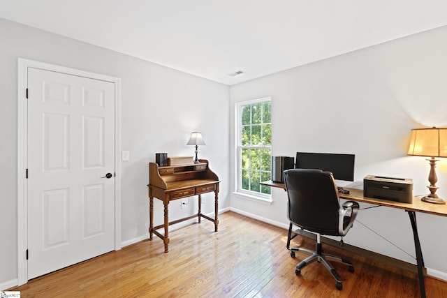 629 Germander Ct, Greer, SC 29651 - office with wood finished floors and baseboards