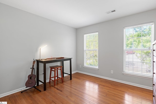 629 Germander Ct, Greer, SC 29651 - empty room with wood-type flooring and baseboards