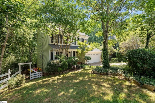 629 Germander Ct, Greer, SC 29651 - view of yard with driveway