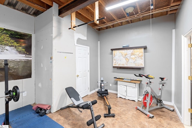 629 Germander Ct, Greer, SC 29651 - view of exercise area